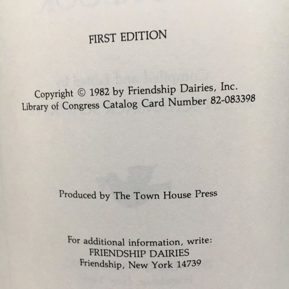 DAIRY Cookbook  1982 1st Edition - Picture 3 of 6